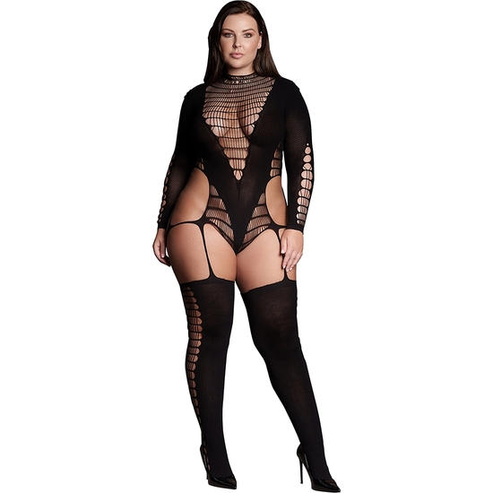 LE DÉSIR-SHADE-KALYKE XXIII - BODYSTOCKING CON CUELLO ALTO -