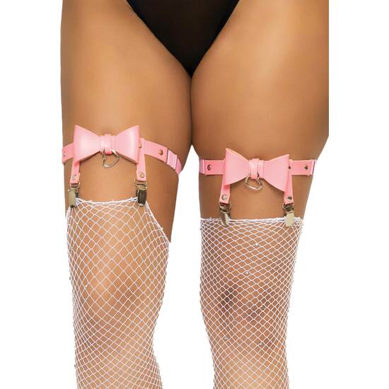 VEGAN LEATHER TIGH HIGH GARTER 3