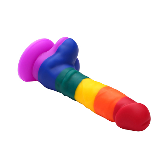 Dildo LGTBI realista con testículos	