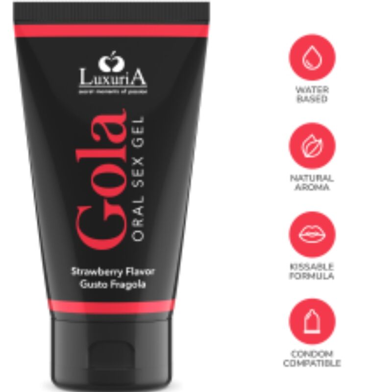 LUXURIA - GOLA GEL ORAL FRESA  4