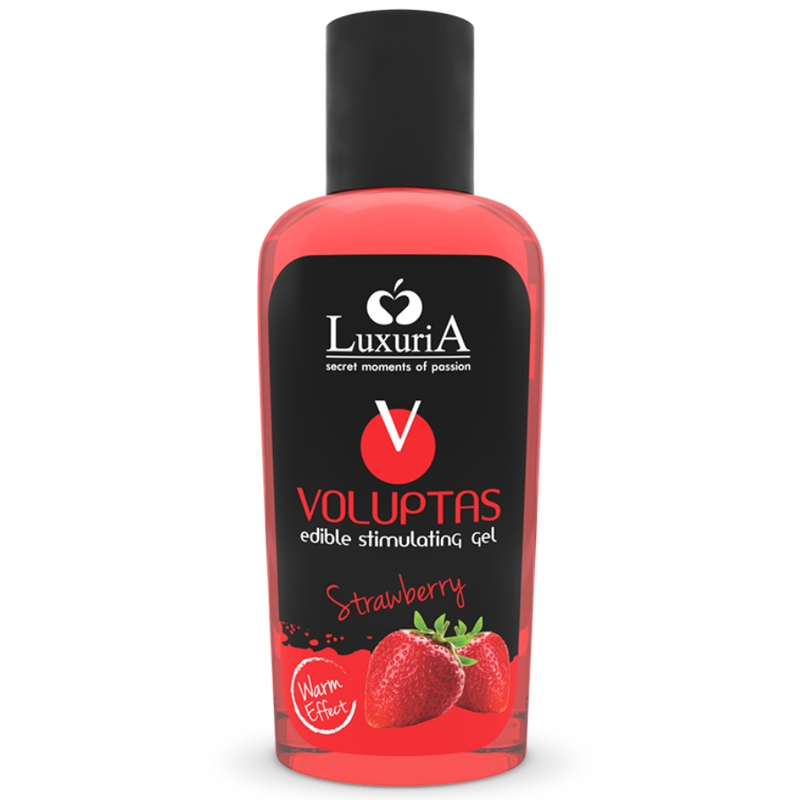 LUXURIA VOLUPTAS GEL MASAJE COMESTIBLE EFECTO CALOR - FRESA