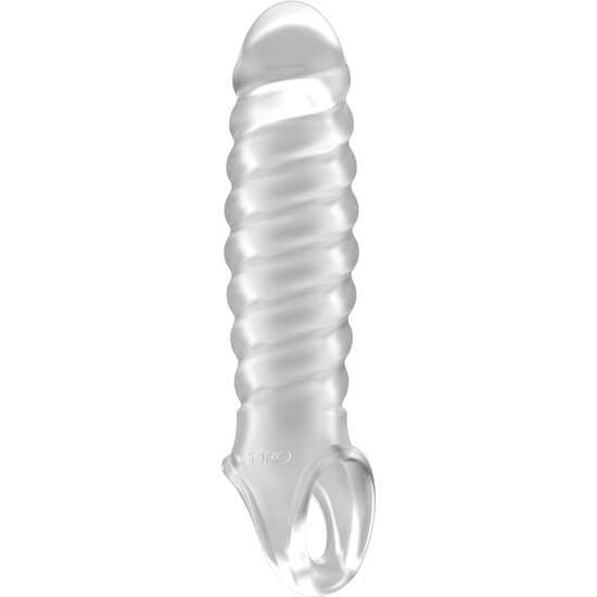 SONO Nº32 PENIS SLEEVE WITH EXTENSION TRANSPARENT