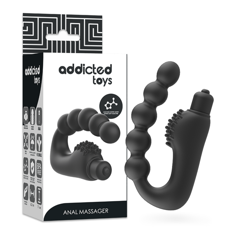 ANAL MASSAGER PROSTÁTICO COM VIBRAÇÃO