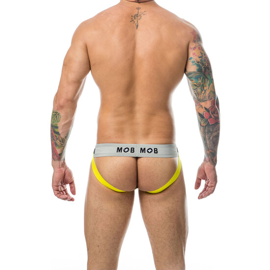 MOB STRIPE CLASSIC JOCK YELLOW 3