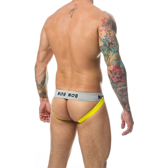 MOB STRIPE CLASSIC JOCK YELLOW 4