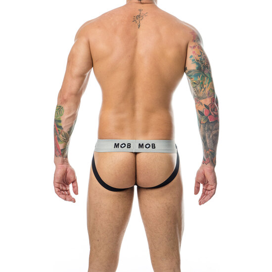 MOB STRIPE CLASSIC JOCK WHITE 3