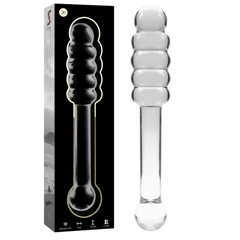 DILDO CRISTAL BOROSILICATO 20 3