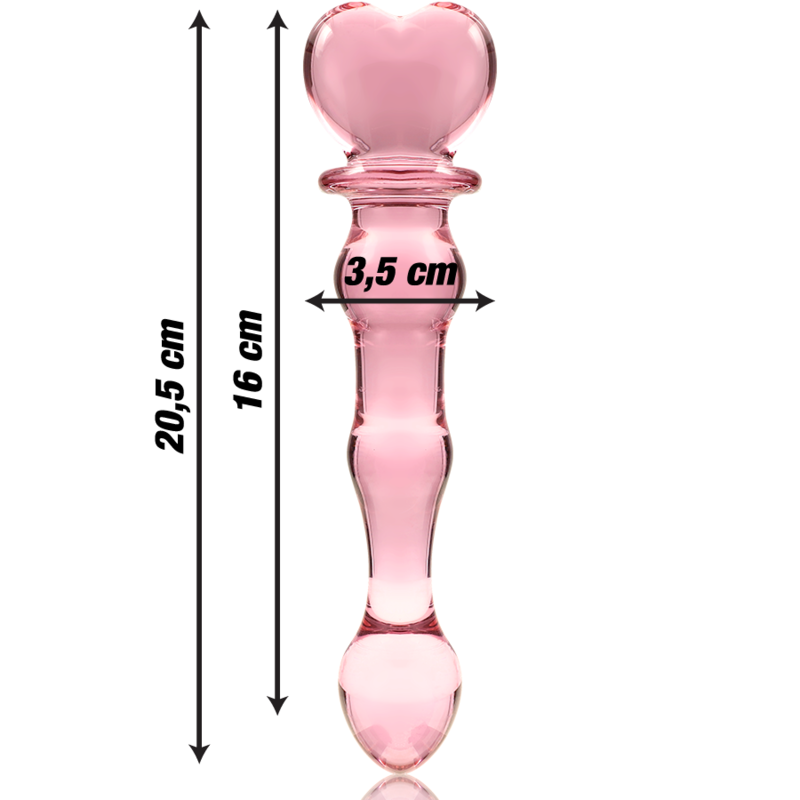 DILDO CRISTAL BOROSILICATO 21 10