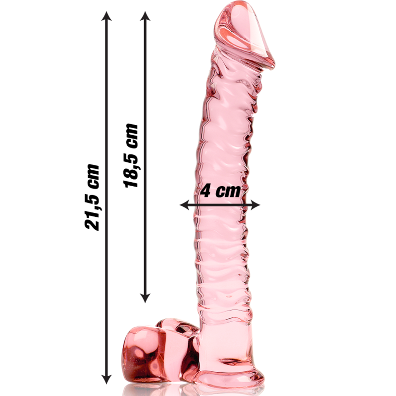 DILDO CRISTAL BOROSILICATO 23 10