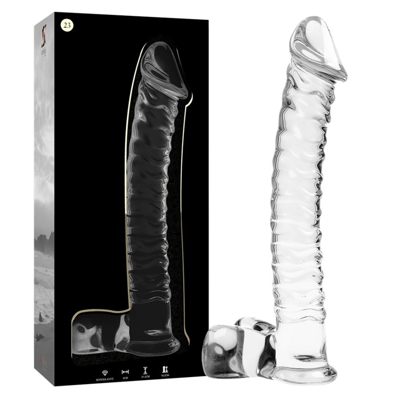 DILDO CRISTAL BOROSILICATO 23 5