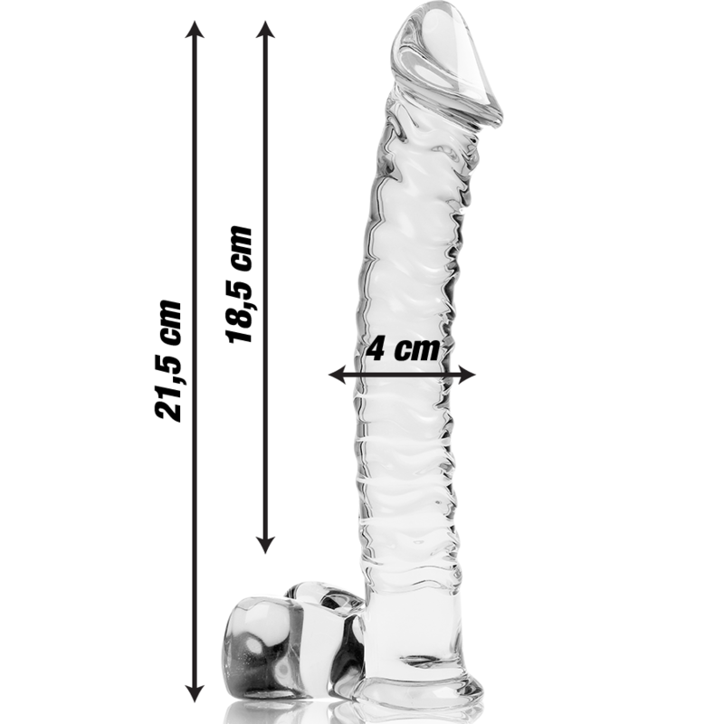 DILDO CRISTAL BOROSILICATO 23 9