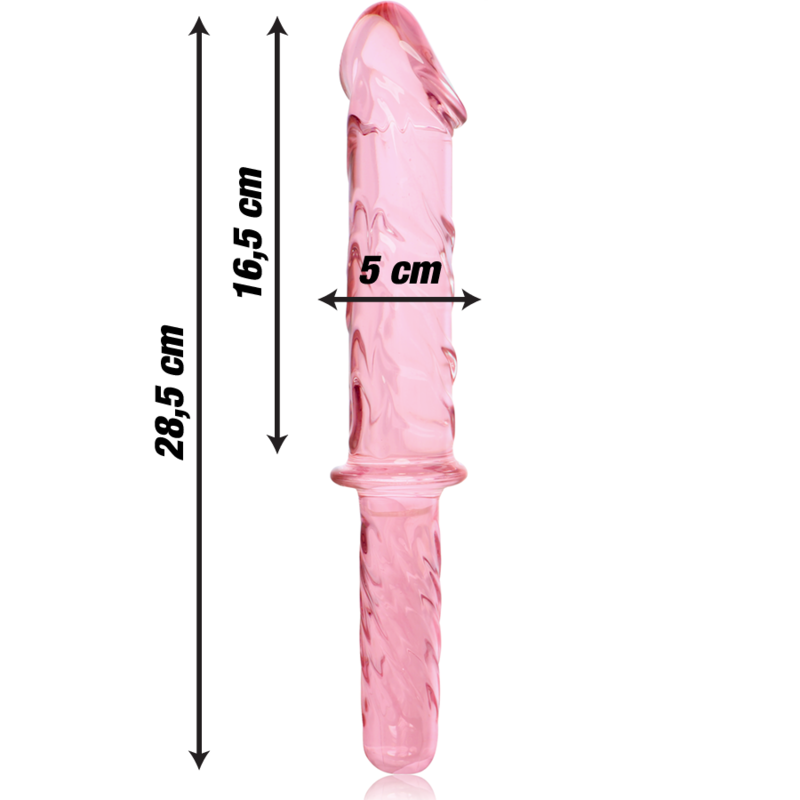 DILDO CRISTAL BOROSILICATO 24 10