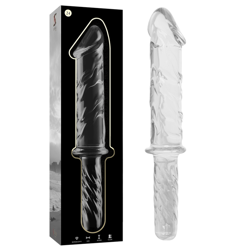 DILDO CRISTAL BOROSILICATO 24 3