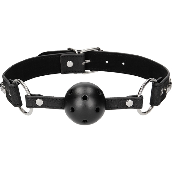 BREATHABLE BALL GAG BLACK 3