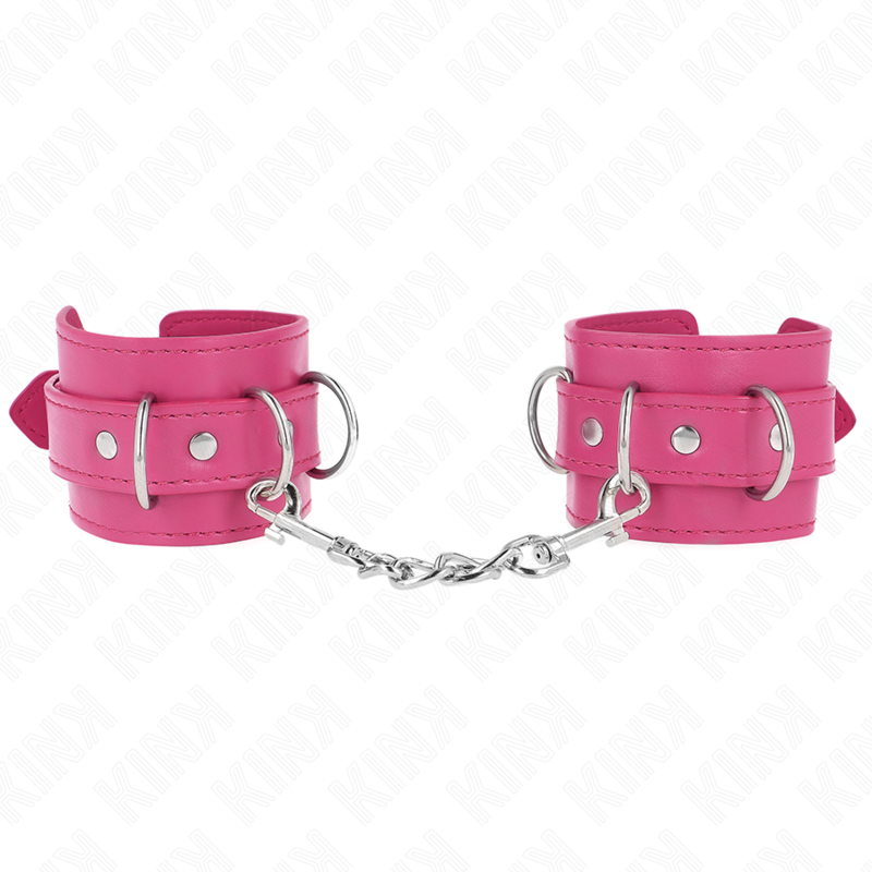 3 RETENÇÕES DE PULSO D-RING AJUSTÁVEIS ROSA 17,5-25 CM X 6 C