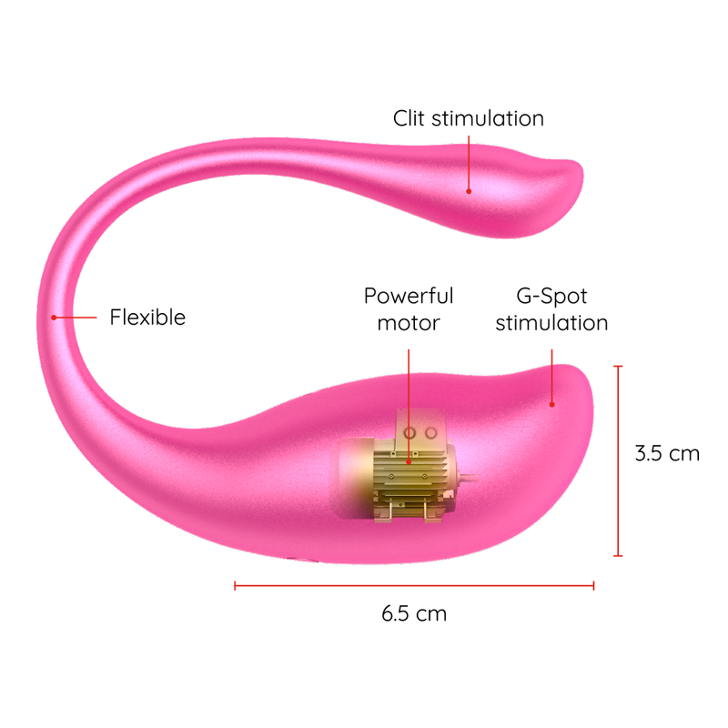 NAIROBI HUEVO VIBRADOR ROSA 10