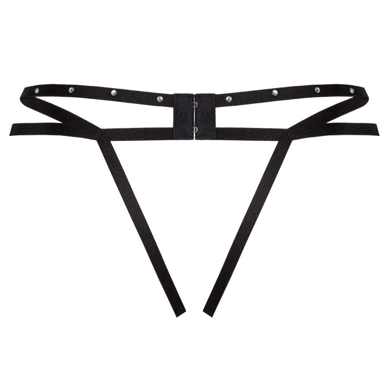 NOMADE TANGA CROTCHLESS NEGRO  7