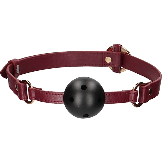 BREATHABLE BALL GAG RED 5