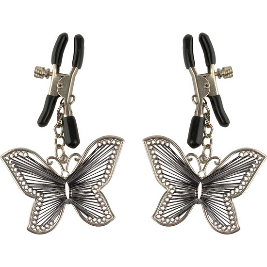 MORSETTI A CAPEZZOLI BUTTERFLY NIPPLE CLAMPS FETISH FANTASY