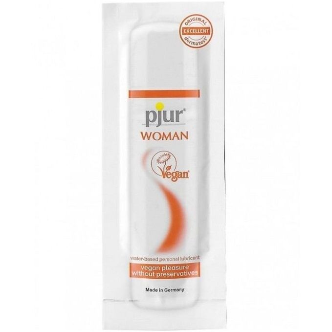 PJUR WOMAN VEGAN LUBRIFIANT A BASE D''EAU 2 ML