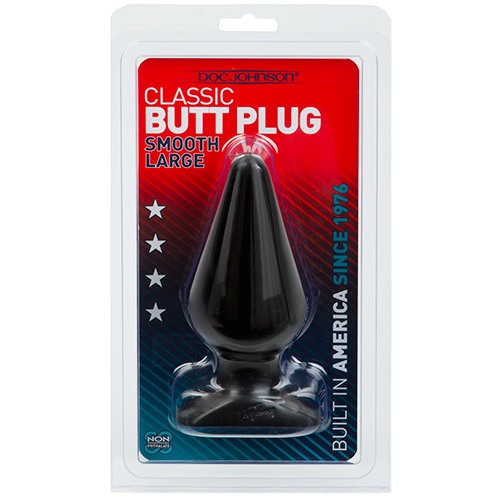 BLACK BUTT PLUG LARGE 7