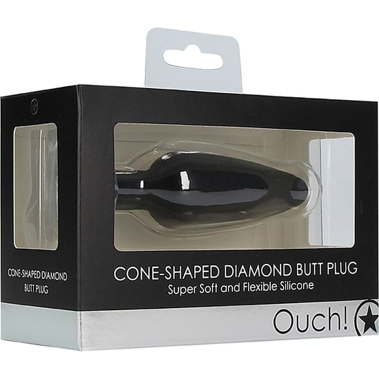 PLUG NEGRO DIAMANTE CONE 2