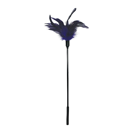 Pluma estimuladora 50 cm morado