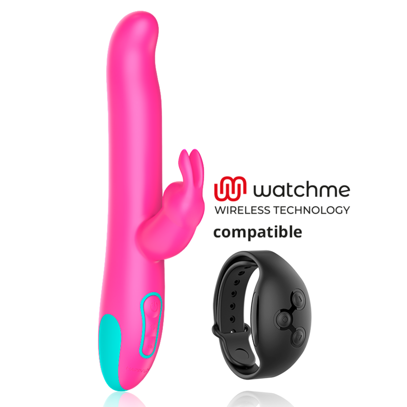 PLUTO RABBIT VIBRATOR & ROTATOR COMPATIBLE CON WATCHME W