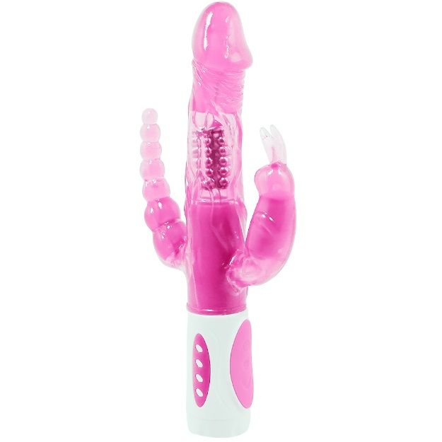 PRETTY BUNNY TRIPLE VIBRADOR ROTADOR