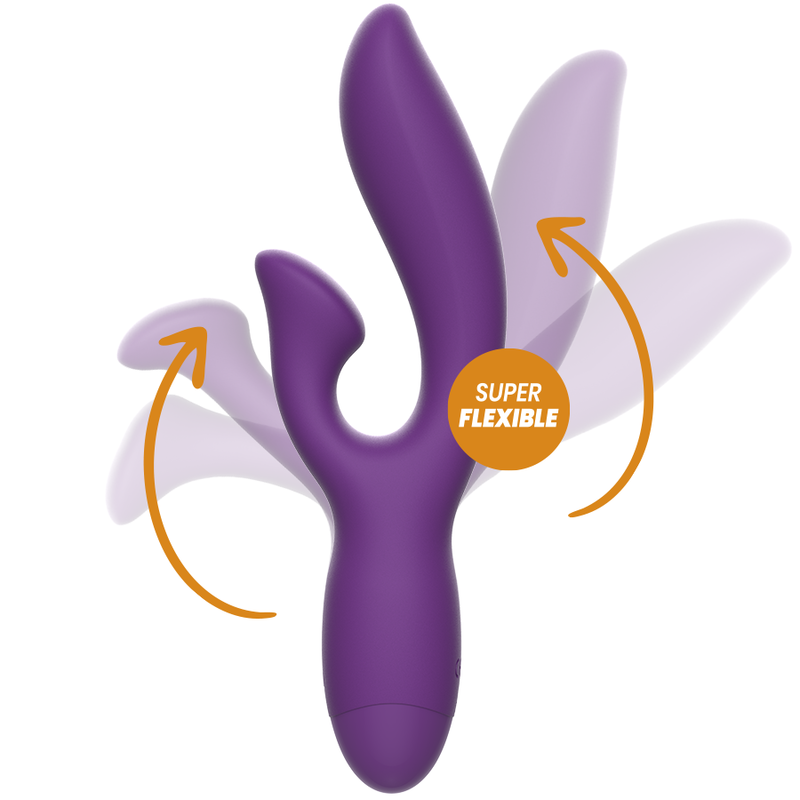 REWOFUN VIBRADOR FLEXIBLE CON RABBIT nº1