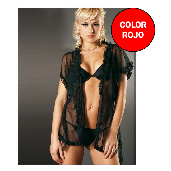 Sensuale sexy camicia tipo microtul con apertura frontale yv