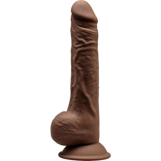 Silexd modelo 3 - pene realístico 18cm - marrón