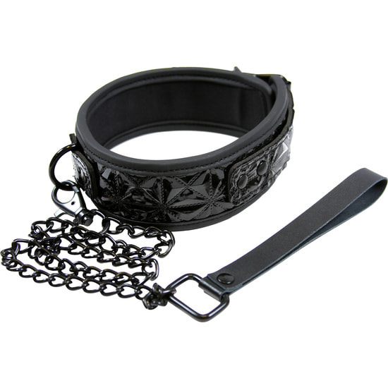 Sinful collar con cadena negro