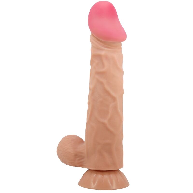 SLIDING SKIN SERIES DILDO REALÍSTICO CON VENTOSA PIEL DESLIZ