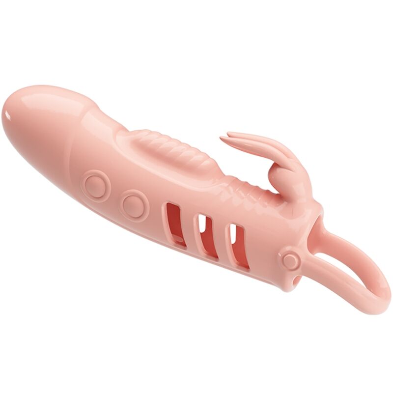 SLOANE PENIS SLEEVE RABBIT FLESH