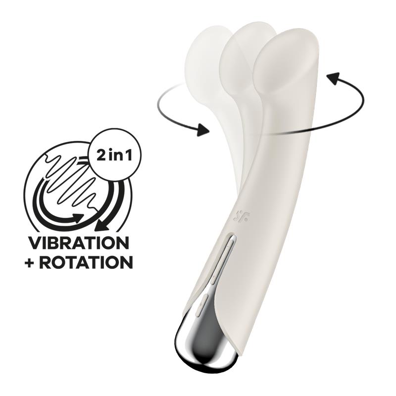 SPINNING G-SPORT 1 VIBRADOR ROTATOR BEGE