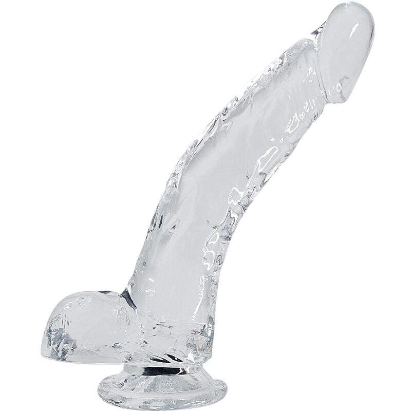 STALLION PENE REALISTICO TRANSPARENTE 22 CM