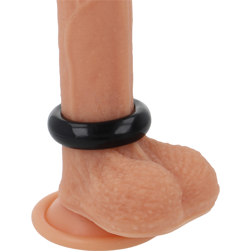 SUPER FLEXIBLE Y RESISTENTE ANILLO PENE  3.8CM PR04 NEGRO