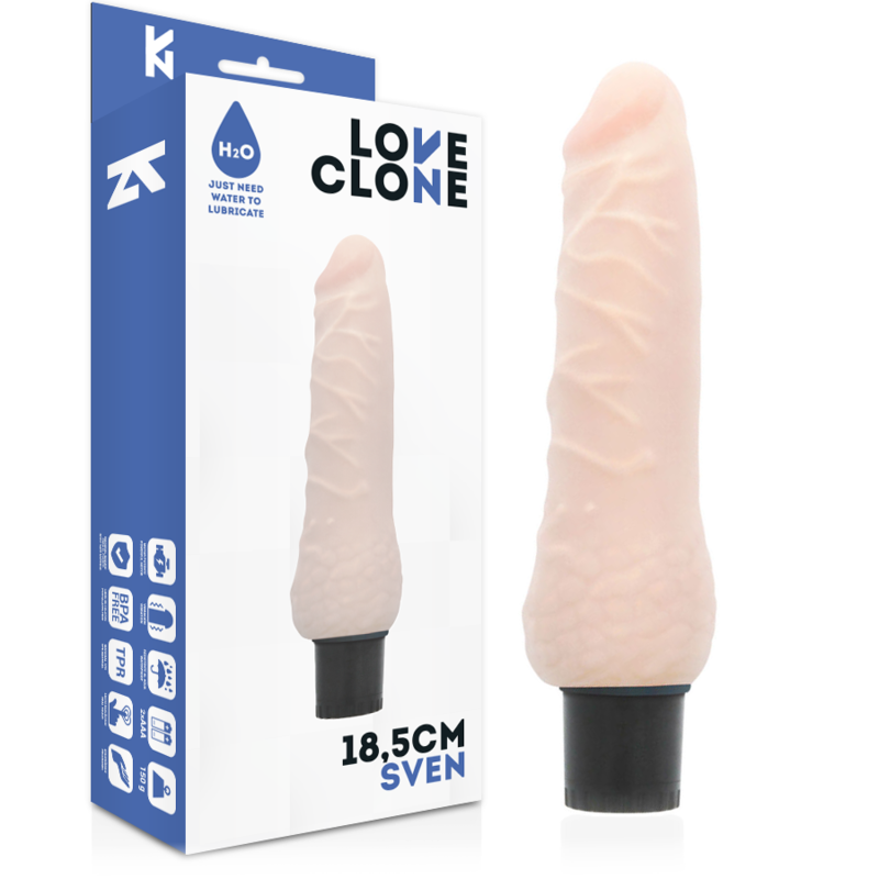 SVEN AUTO-LUBRIFICAÇÃO VIBRADOR 18,5 CM