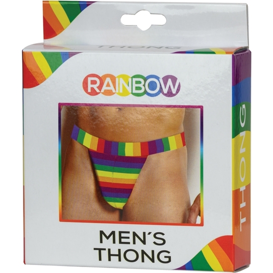 Tanga masculino arcoiris