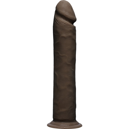 The d - pene realistico - 25,40 cm ultraskyn - chocolate