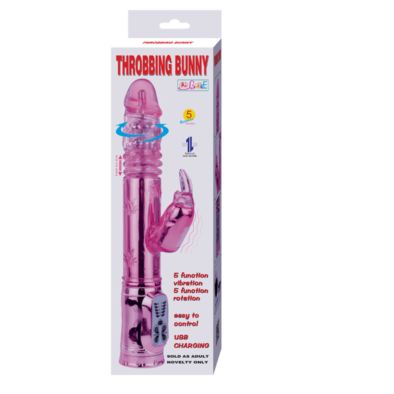 THROBBING BUNNY ROTADOR RAMPANTE ROSA