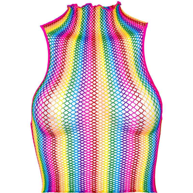 TOP DE REJILLA MULTICOLOR 3