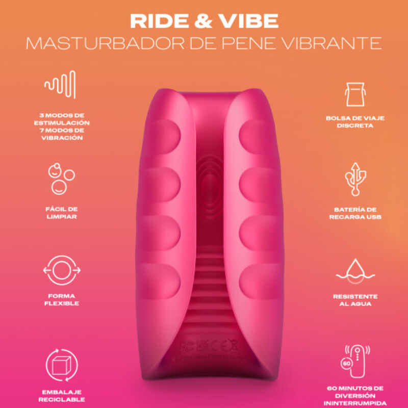 TOY MASTURBADOR VIBRADOR RIDE  2