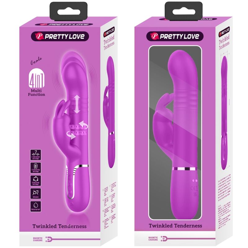 VIBRADOR COALE RABBIT PERLAS V 10