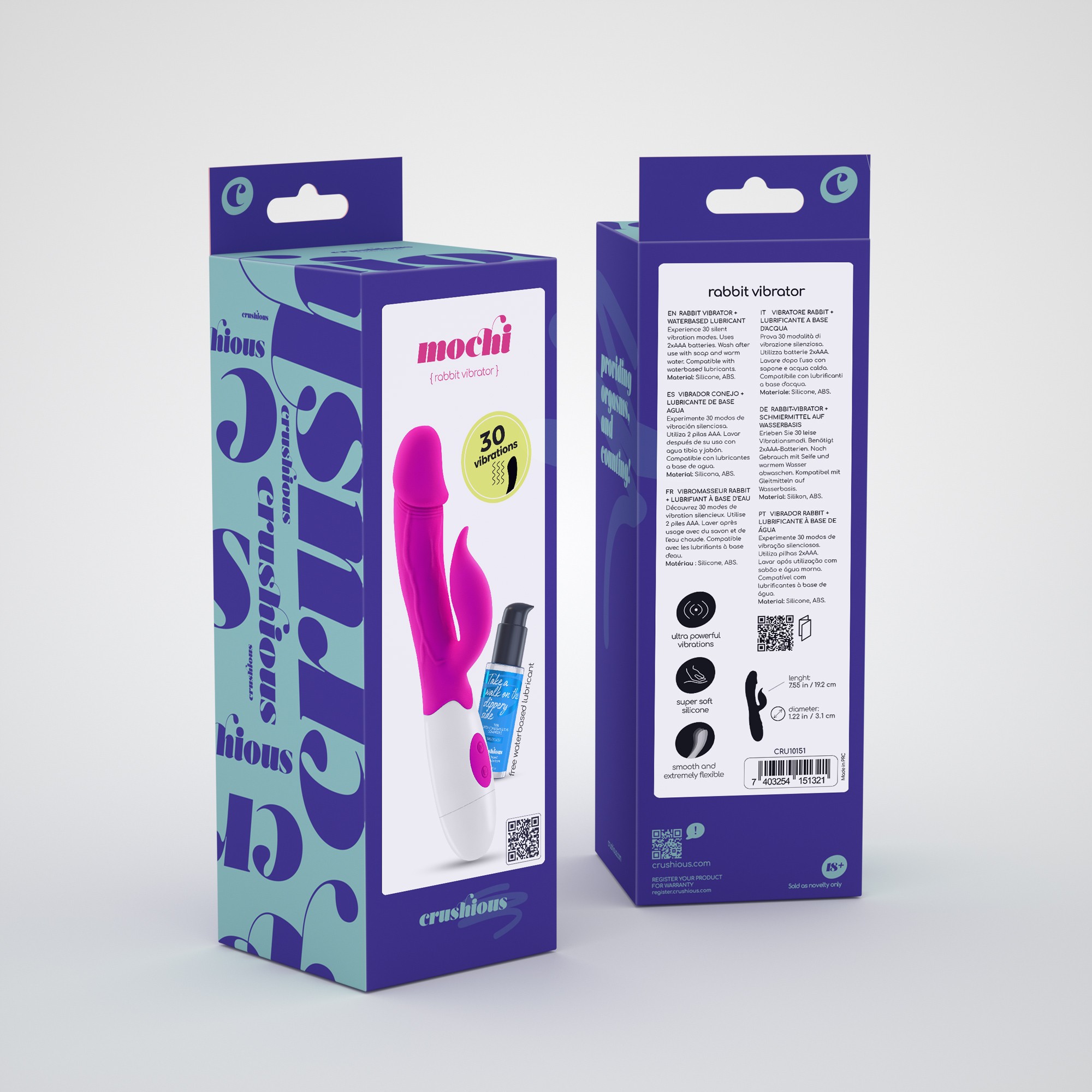 VIBRADOR COM ESTIMULADOR DE CL 12