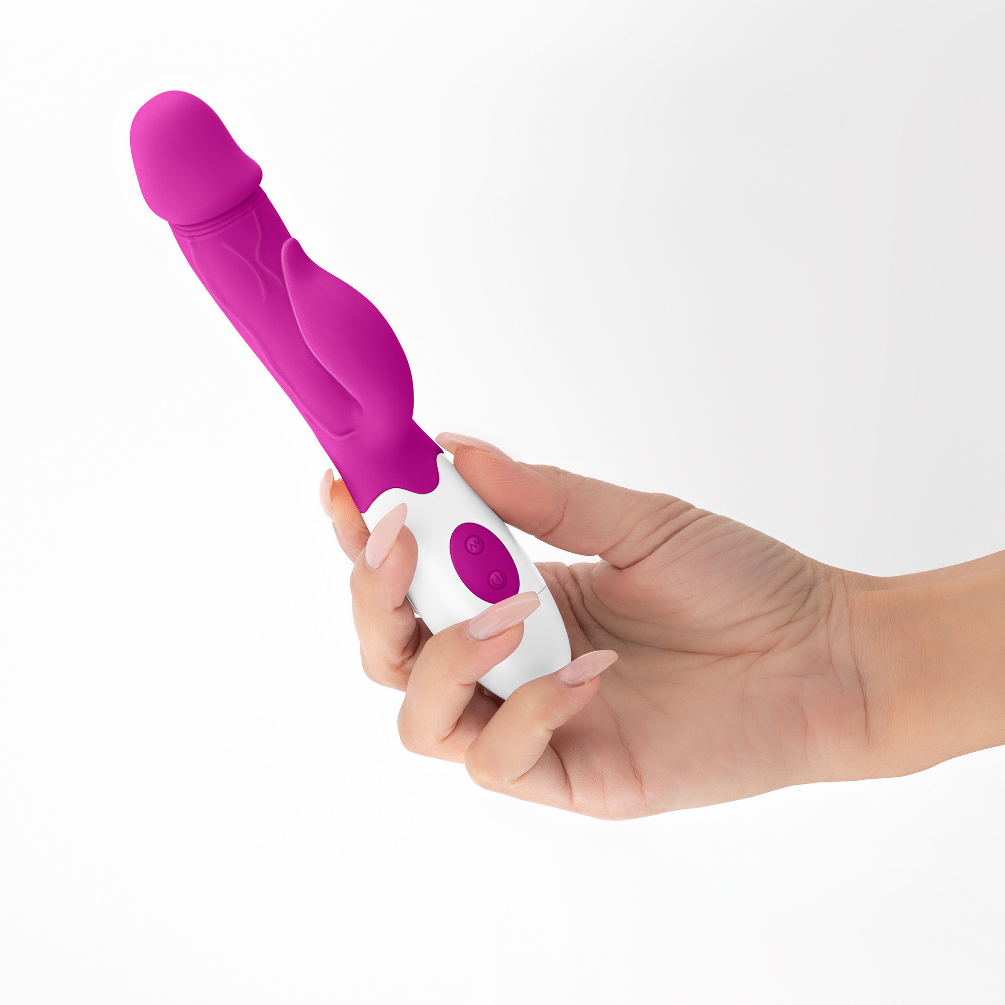 VIBRADOR COM ESTIMULADOR DE CL 10