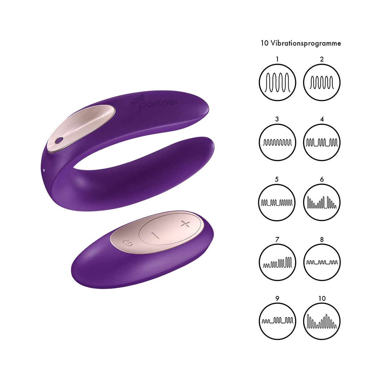 SATISFYER PARTNER PLUS REMOTO 24