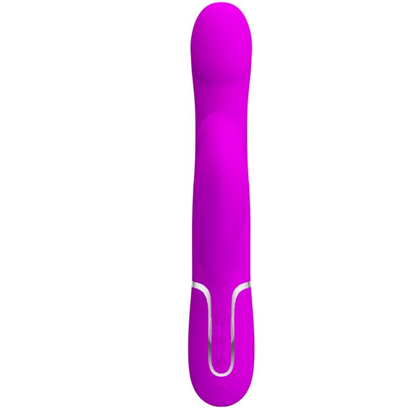 VIBRADOR RABBIT PERLAS VIOLETA 2