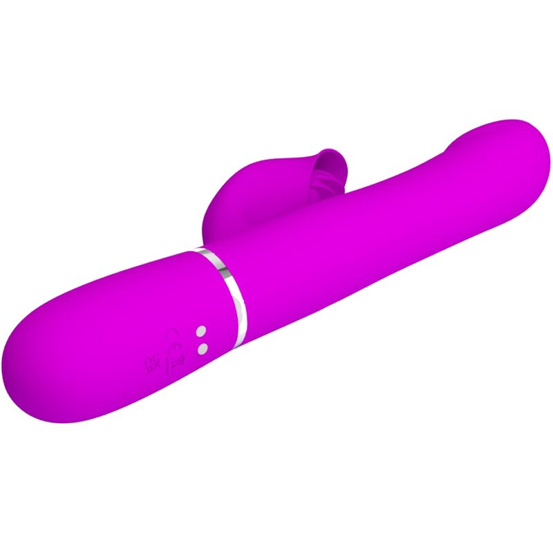 VIBRADOR RABBIT PERLAS VIOLETA 5